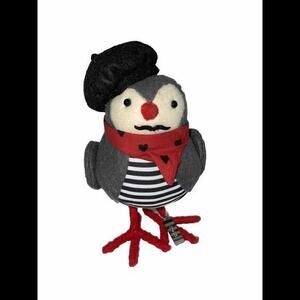 Target Multicolor Paris Beau Hat Valentine's Day Spritz Bird Figurine‎ Maus 2018